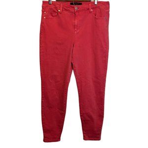 Liverpool Women's Size 14 Pink Ankle Skinny Denim Jeans